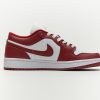 1AB55714A3815 StreetGxd Air Jordan 1 Low Gym Red White 553558-611