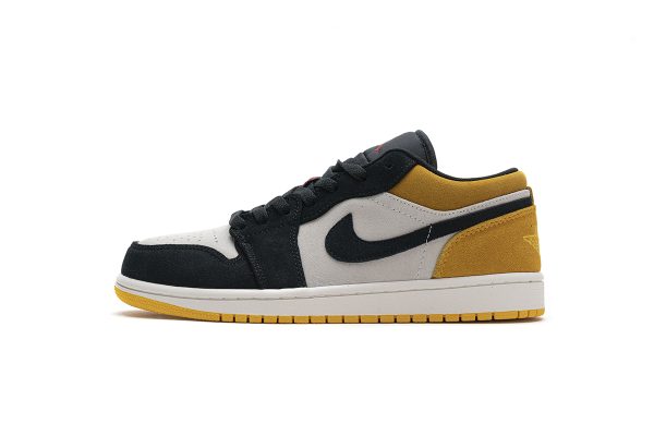 StreetGxd Air Jordan 1 Low Sail University Gold Black 553558-127 StreetGxd Air Jordan 1 Low Sail University Gold Black 553558-127