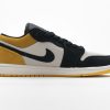 1AB557D37A919 StreetGxd Air Jordan 1 Low Sail University Gold Black 553558-127