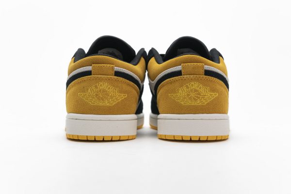1AB557D845212 StreetGxd Air Jordan 1 Low Sail University Gold Black 553558-127