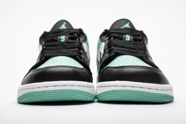 1AB5580BF1A16 StreetGxd Air Jordan 1 Low Emerald Toe 553558-117