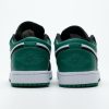 1AB5588891C15 StreetGxd Air Jordan 1 Low White Black Mystic Green 553558-113