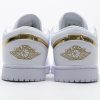 1AB55AE180D12 StreetGxd Air Jordan 1 Low White Metallic Gold (W) CZ4776-100