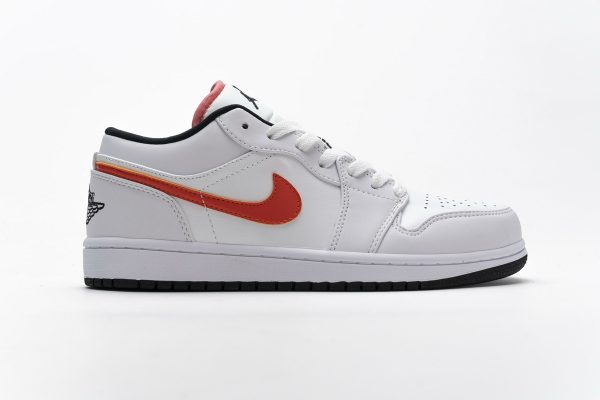 StreetGxd Air Jordan 1 Low White Multi-Color CW7009-100