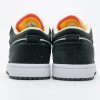 1AB55BE3A301E StreetGxd Air Jordan 1 Low Black Aurora Green Laser Orange CK3022-013