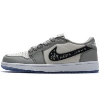 PK God Batch Dior x Air Jordan 1 Low Wolf Grey CN8608-002 PK God Batch Dior x Air Jordan 1 Low Wolf Grey CN8608-002