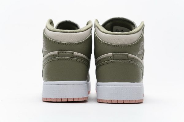 1AB55E0AB4A18 StreetGxd Air Jordan 1 Mid Trooper Bleached Coral (GS) 555112-225