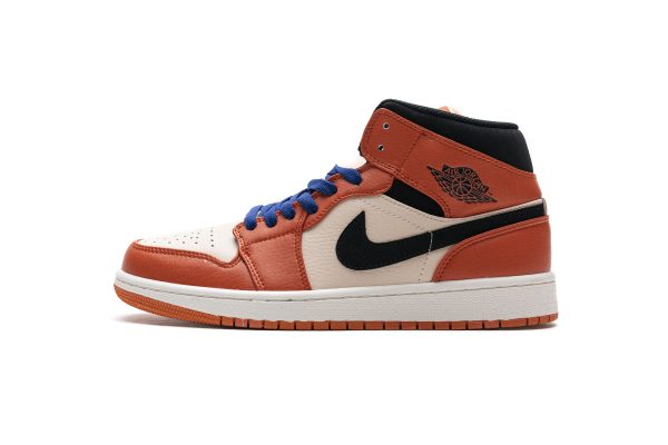StreetGxd Air Jordan 1 Mid Team Orange Black 852542-800 StreetGxd Air Jordan 1 Mid Team Orange Black 852542-800