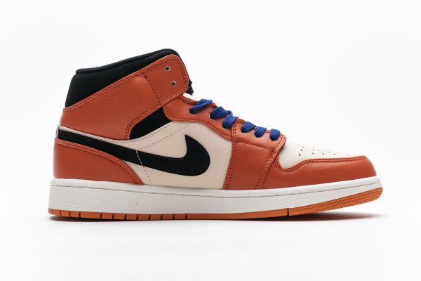 1AB55E3FE251F StreetGxd Air Jordan 1 Mid Team Orange Black 852542-800