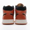 1AB55E44C5816 StreetGxd Air Jordan 1 Mid Team Orange Black 852542-800