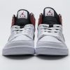 1AB55E7FDB116 StreetGxd Air Jordan 1 Mid White Black Gym Red 554724-116