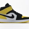 1AB55EF98001F StreetGxd Air Jordan 1 Mid Yellow Toe Black 852542-071
