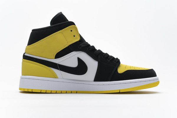 1AB55EF98001F StreetGxd Air Jordan 1 Mid Yellow Toe Black 852542-071