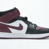 StreetGxd Air Jordan 1 Mid SE Black Dark Beetroot (W) CZ4385-016