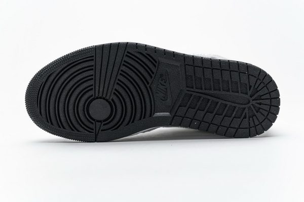 1AB55FF7CF619 StreetGxd Air Jordan 1 Mid SE Disco Metallic Silver (W) CU9304-001