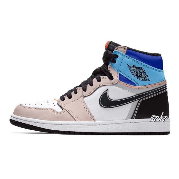 LJR Batch Air Jordan 1 High OG Pro White Blue Black DC6515-100 LJR Batch Air Jordan 1 High OG Pro White Blue Black DC6515-100