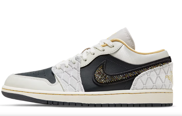 LJR Batch Air Jordan 1 Low Beaded Swoosh Low