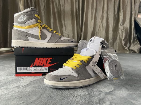 LJR Batch Air Jordan 1 High Switch Light Smoke CW6576-100