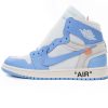 PK God Batch Air Jordan 1 Retro High Off-White University Blue AQ0818-148 PK God Batch Air Jordan 1 Retro High Off-White University Blue AQ0818-148