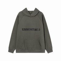 Fear Of God Essentials Pullover Hoodie Applique Logo Green Fear Of God Essentials Pullover Hoodie Applique Logo Green