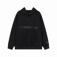 Fear Of God Essentials Pullover Hoodie Applique Logo Black