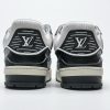 1AB565DDEF31B PK God Batch LOUIS VUITTON 20ss Trainer Black White