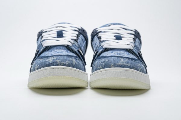 1AB566AC9351B PK God Batch LOUIS VUITTON 20ss Trainer Blue Denim
