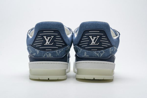 1AB566ADCBC12 PK God Batch LOUIS VUITTON 20ss Trainer Blue Denim