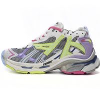 PK God Batch Balenciaga Runner White Yellow Purple 677402 W3RH5 0308