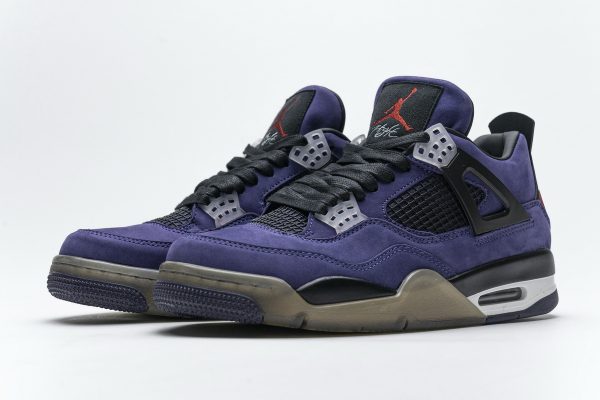 1AB5691951B1E PK God Batch Travis Scott x Air Jordan 4 Retro Purple AJ4-766302