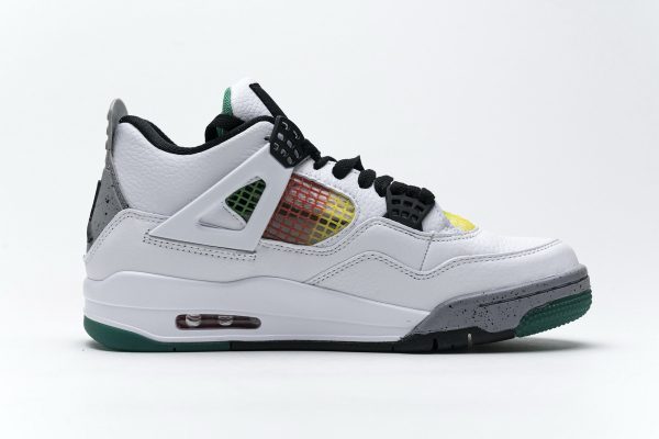 PK God Batch Air Jordan 4 Retro Lucid Green Rasta (W) AQ9129-100