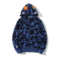 BAPE COLOR CAMO SHARK ZIP HOODIE NAVY 4580793329572