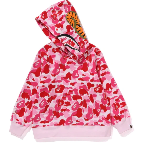 BAPE ABC Camo Shark Zip Hoodie Pink 6028535 BAPE ABC Camo Shark Zip Hoodie Pink 6028535