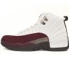 PK God Batch Air Jordan 12 white wine red D76989-100