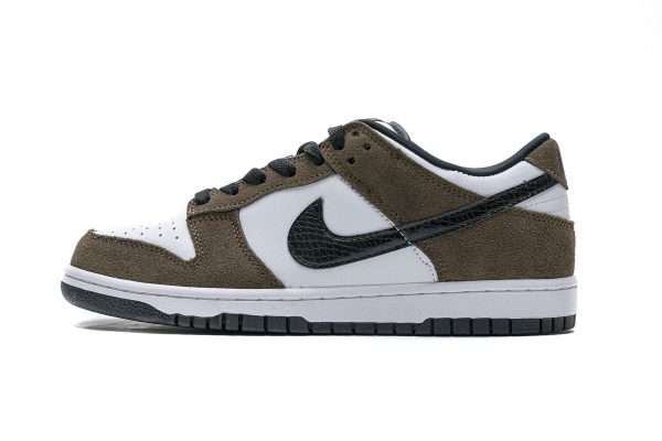 1AB56D52B3C12 PK God Batch Nike SB Dunk Low White Black Trail End Brown 304292-102