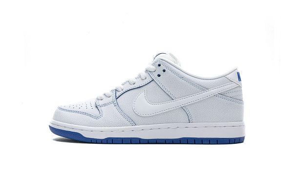 LJR Batch Nike SB Dunk Low Premium White Game Royal CJ6884-100
