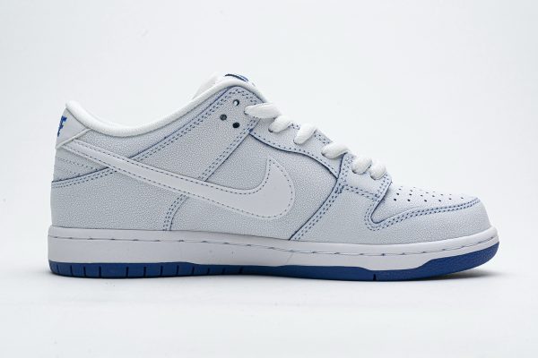 LJR Batch Nike SB Dunk Low Premium White Game Royal CJ6884-100