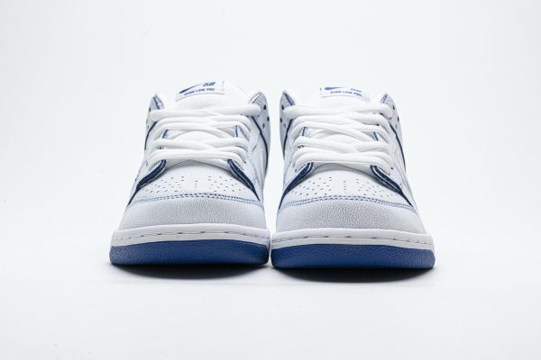 LJR Batch Nike SB Dunk Low Premium White Game Royal CJ6884-100