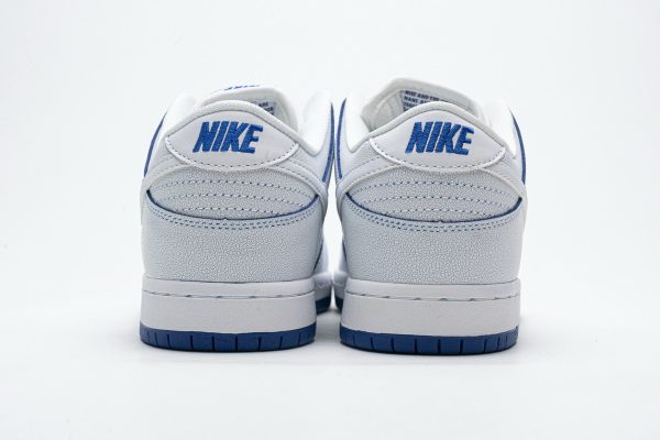LJR Batch Nike SB Dunk Low Premium White Game Royal CJ6884-100
