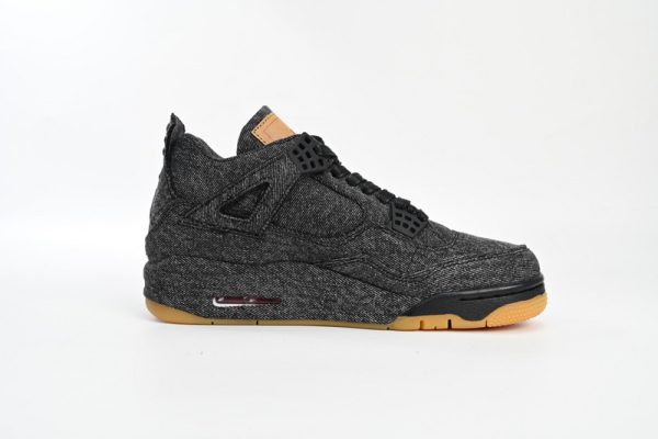 1AB56EC037019 PK God Batch Levis x Air Jordan 4 Levi's Black AQ9103-001