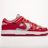 1AB56F2368A14 LJR Batch Nike Dunk Low Off-White University Red CT0856-600