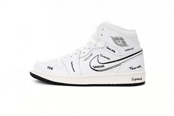 Special offer Batch Air Jordan 1 Graffiti White DQ1864-100 Special offer Batch Air Jordan 1 Graffiti White DQ1864-100
