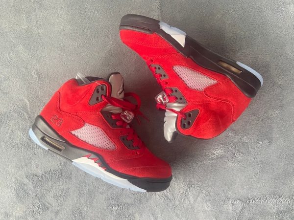 PK God Batch Air Jordan 5 Retro Raging Bull Red (2021) DD0587-600