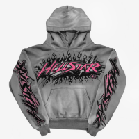 Hellstar Brainwashed Without Brain Hoodie Grey