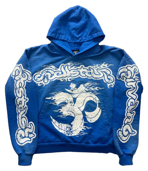Hellstar Studios Blue Yoga Hoodie Hellstar Studios Blue Yoga Hoodie