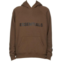 Fear of God Essentials x SSENSE Pullover Hoodie Applique Logo Rain Drum Fear of God Essentials x SSENSE Pullover Hoodie Applique Logo Rain Drum