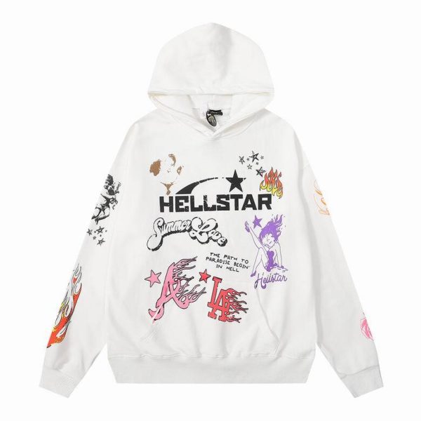 Hellstar Hoodie White Hellstar Hoodie White