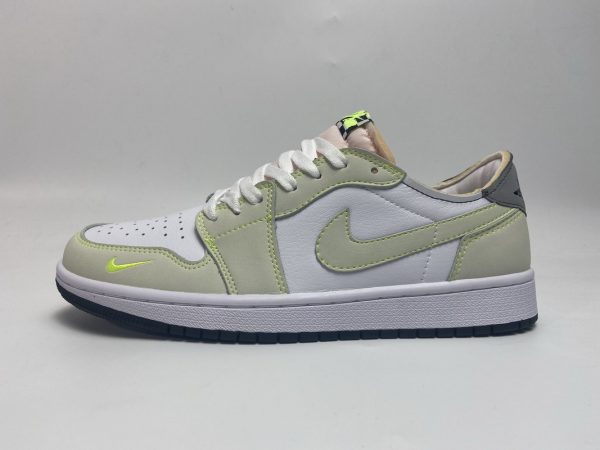 StreetGxd Air Jordan 1 Retro Low White Ghost Green Black DM7837-103 StreetGxd Air Jordan 1 Retro Low White Ghost Green Black DM7837-103
