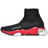 Balenciaga Speed Trainer Black Red-12