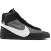1AB58067BB81C OFF WHITE X Nike Blazer Mid AA3832-001 Black